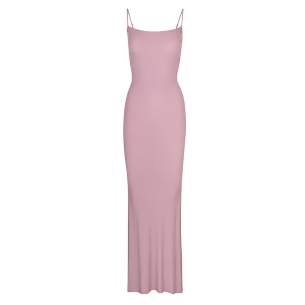 Skims soft lounge slip dress in orchid